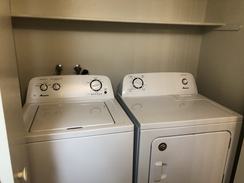 In unit laundry